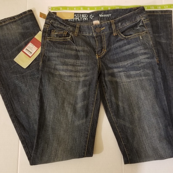 Mossimo Supply Co Boot Cut Distressed Jeans - Picture 1 of 8